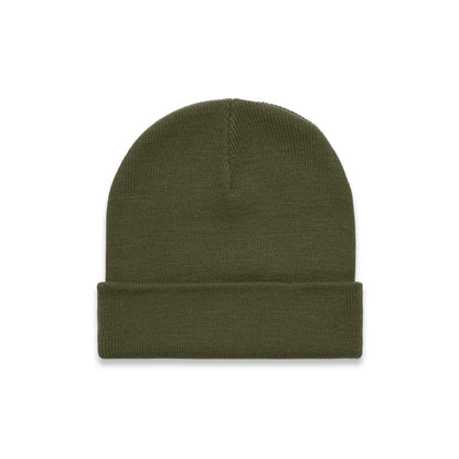 Premium Cuff Beanie in Army, front