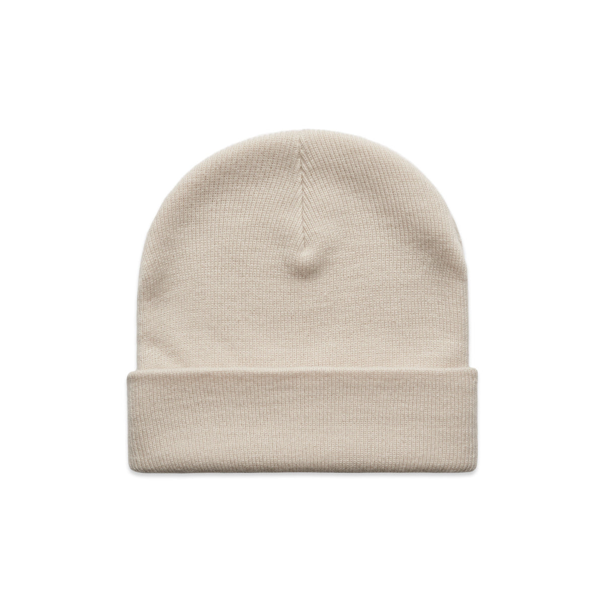 Premium Cuff Beanie in Bone, front