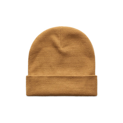 Premium Cuff Beanie in Camel, front
