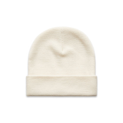 Premium Cuff Beanie in Ecru, front
