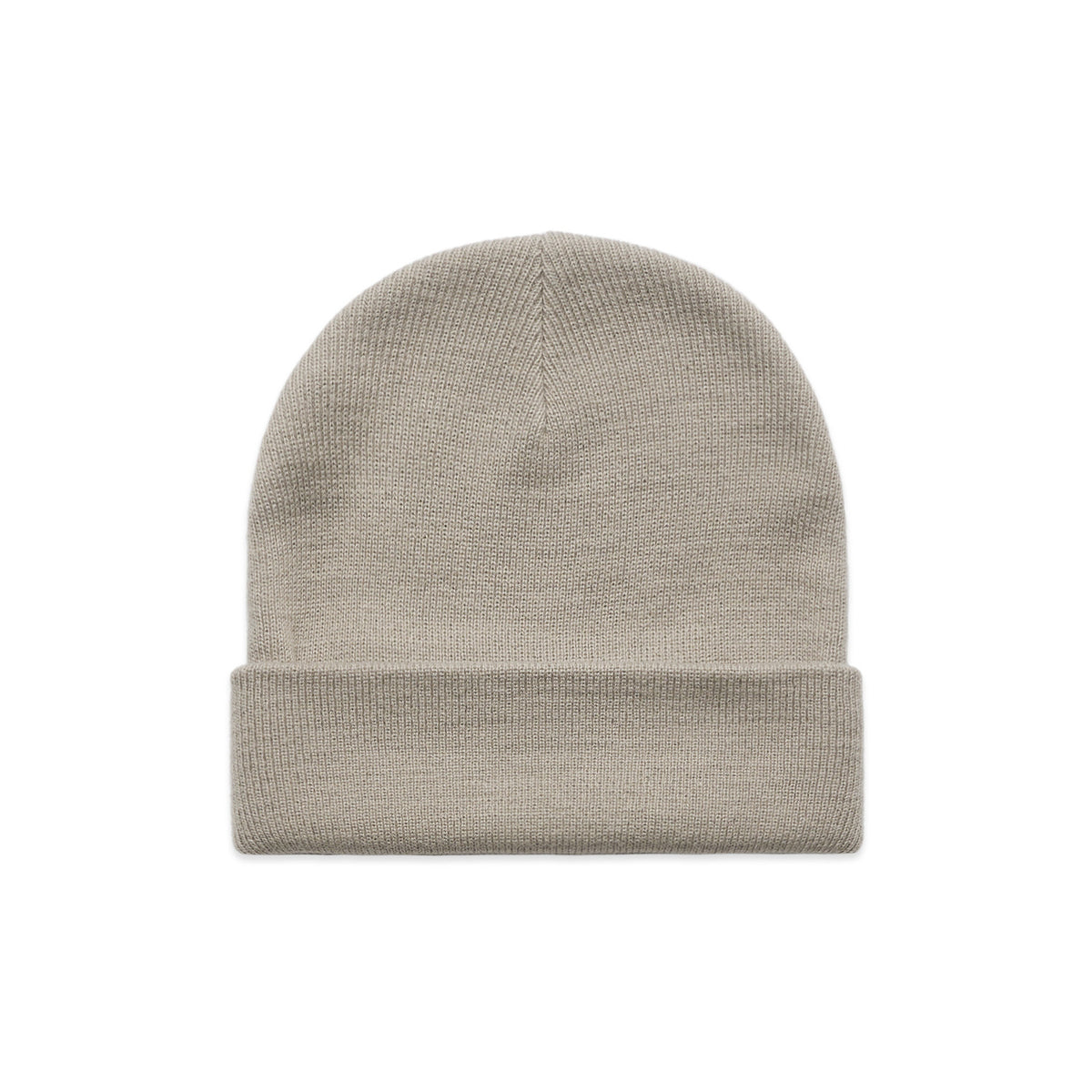 Premium Cuff Beanie in Mushroom, front