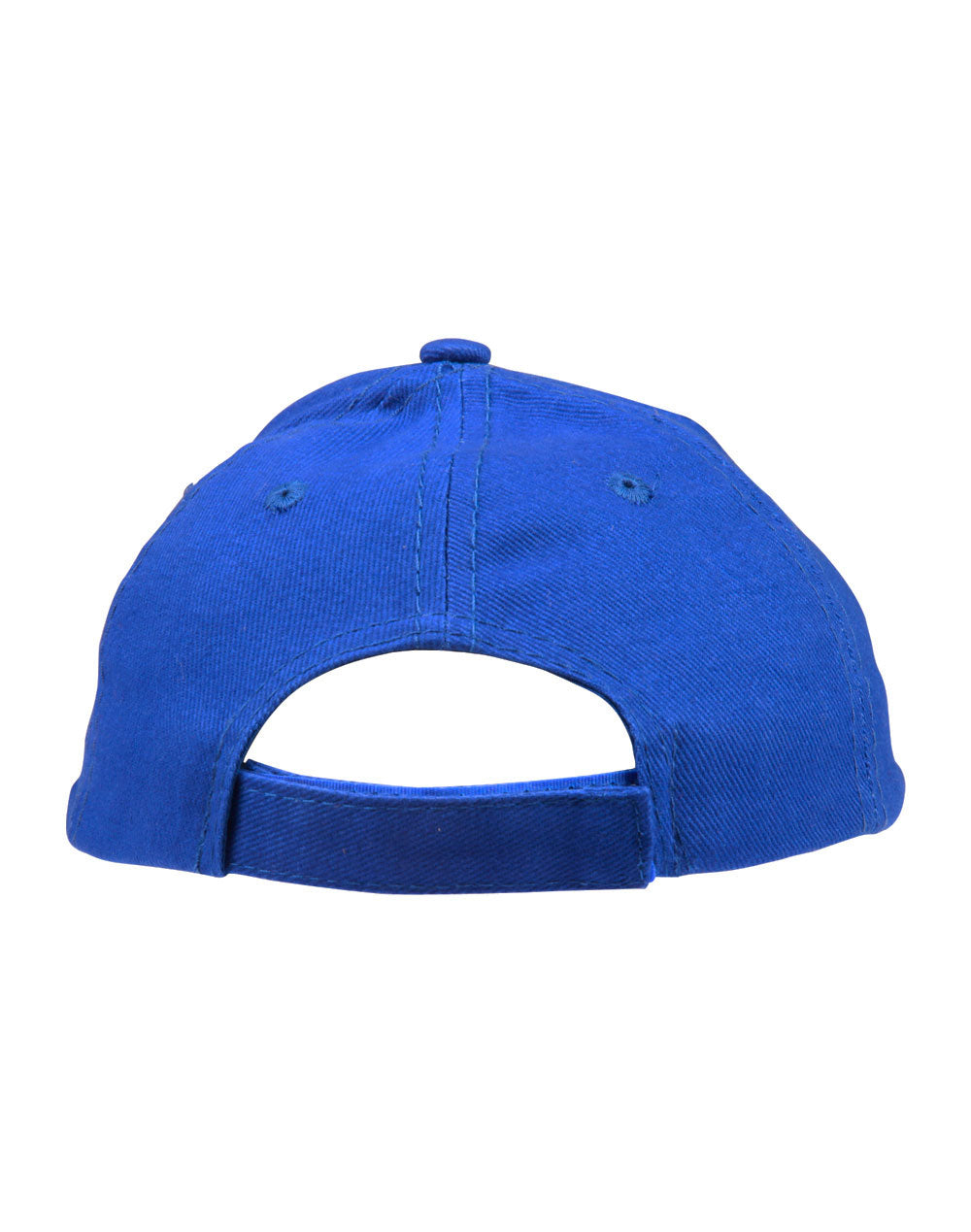 Kids Brushed Cotton Cap in Royal, back