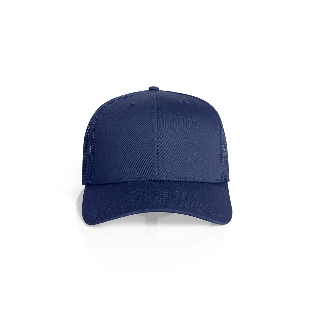 Premium Mesh Trucker Cap in Cobalt, front