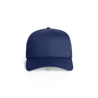 Premium Mesh Trucker Cap in Cobalt, front