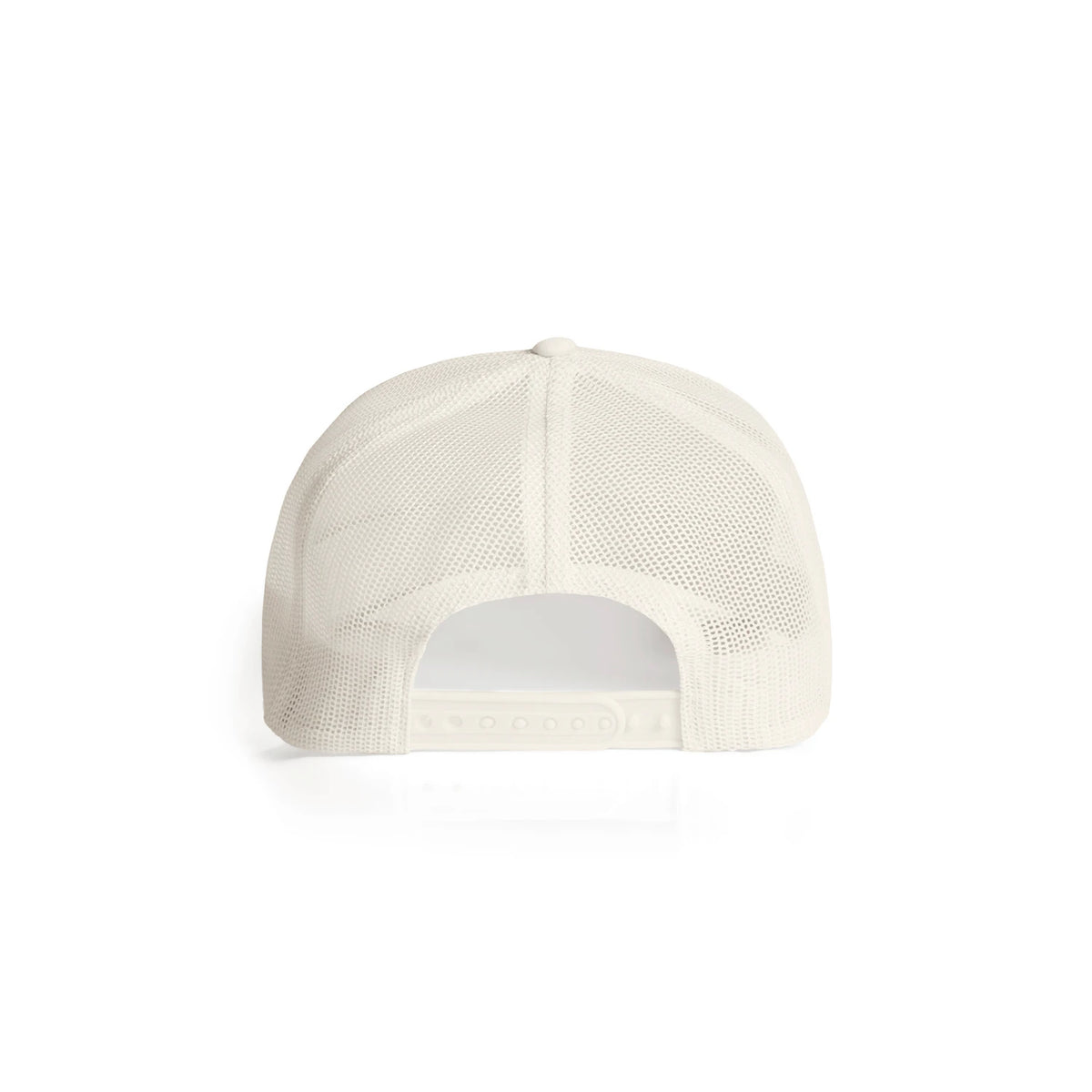 Premium Mesh Trucker Cap in Ecru, back