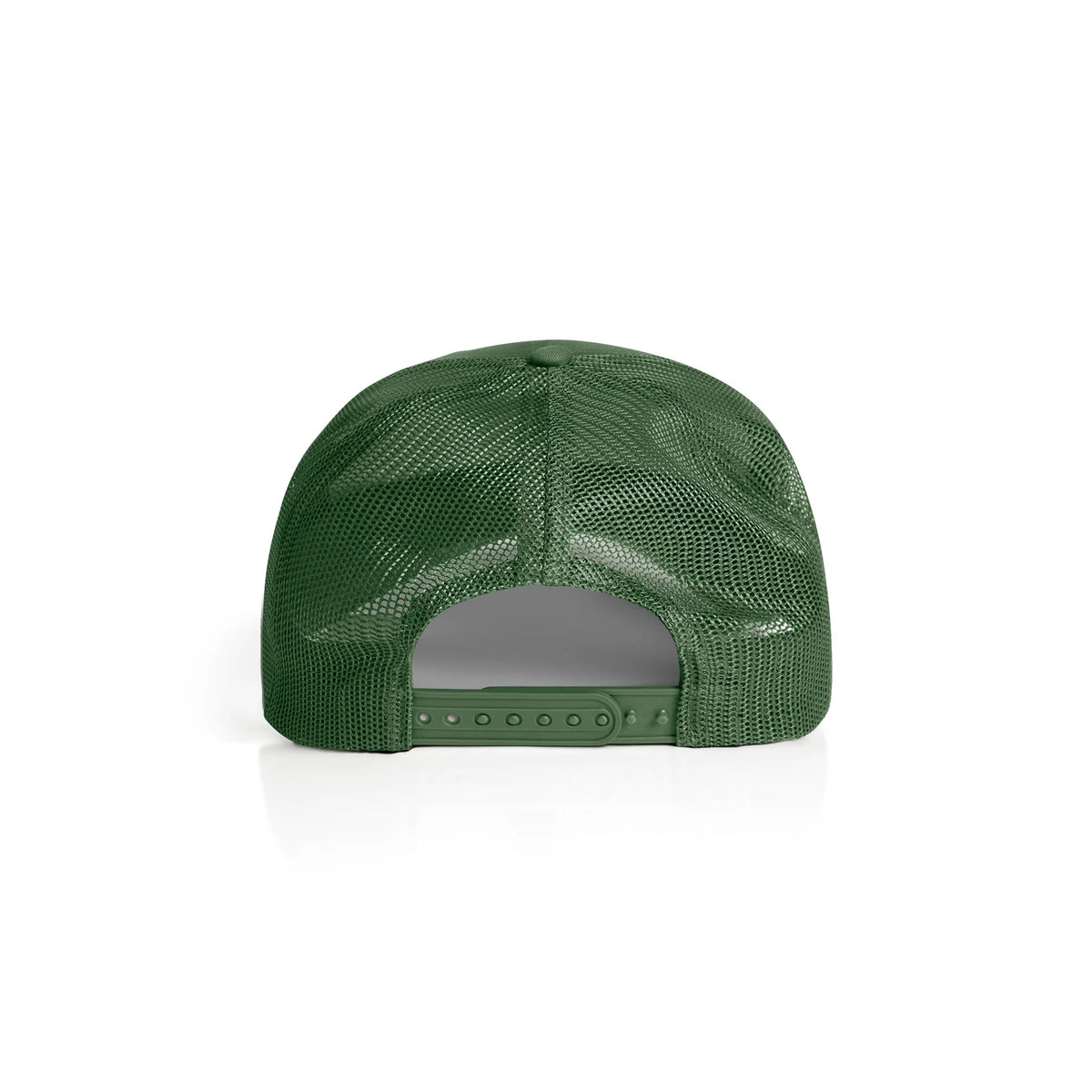 Premium Mesh Trucker Cap in Forest Green, back