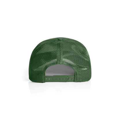 Premium Mesh Trucker Cap in Forest Green, back