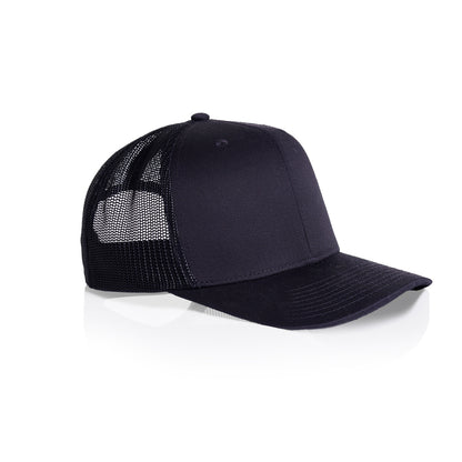 Premium Mesh Trucker Cap in Ink Blue, side