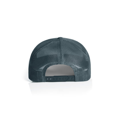 Premium Mesh Trucker Cap in Petrol Blue, back