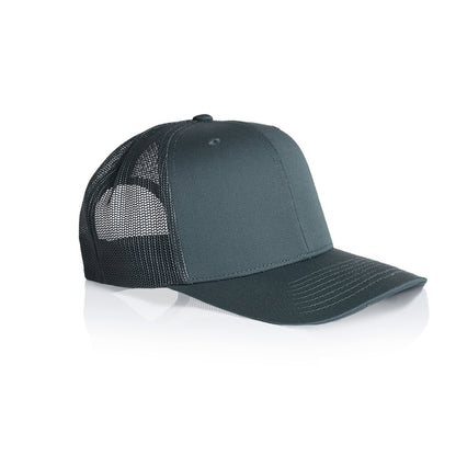 Premium Mesh Trucker Cap in Petrol Blue, side