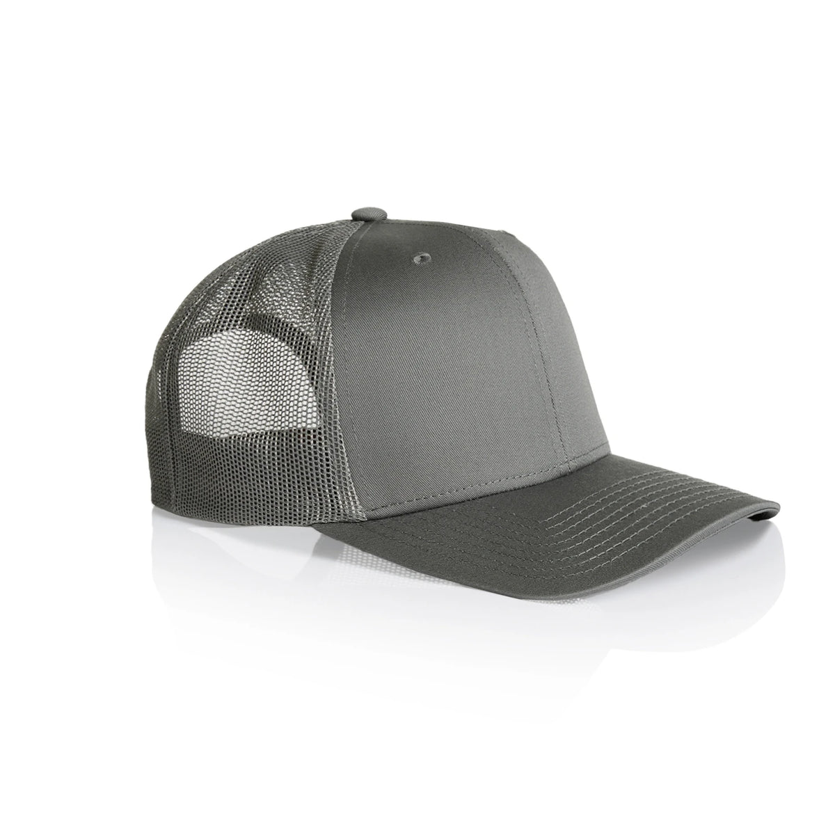 Premium Mesh Trucker Cap in Shadow, side