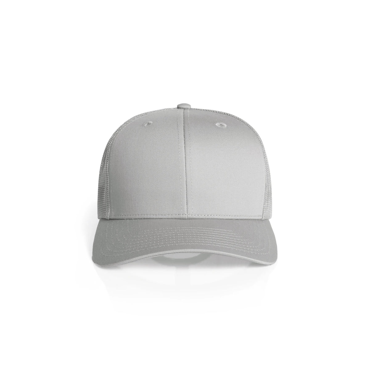 Premium Mesh Trucker Cap in Storm, front