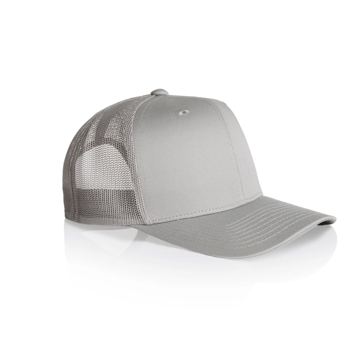 Premium Mesh Trucker Cap in Storm, side