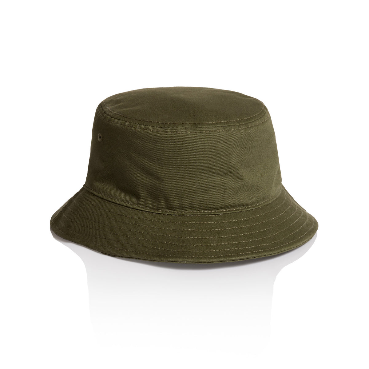 Premium Bucket Hat in Army, front