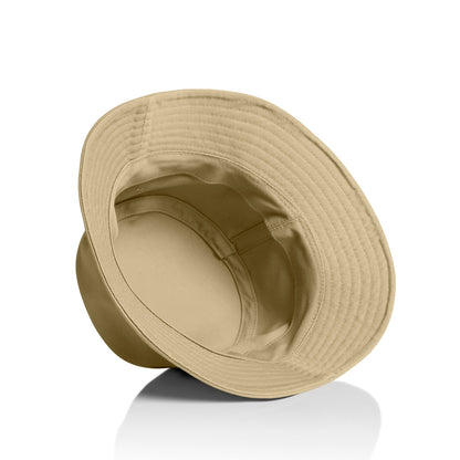 Premium Bucket Hat in Khaki, back