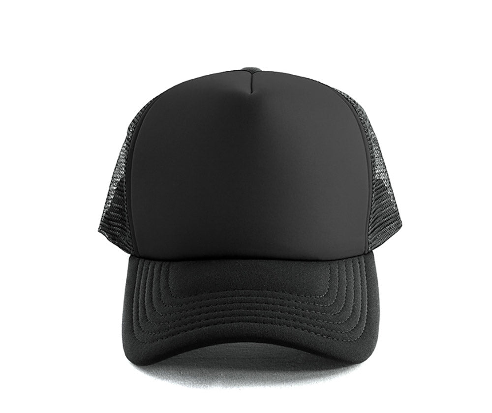 Classic Trucker Cap in Black, front