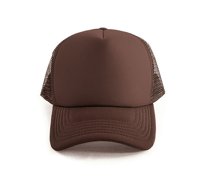 Classic Trucker Cap in Brown, front