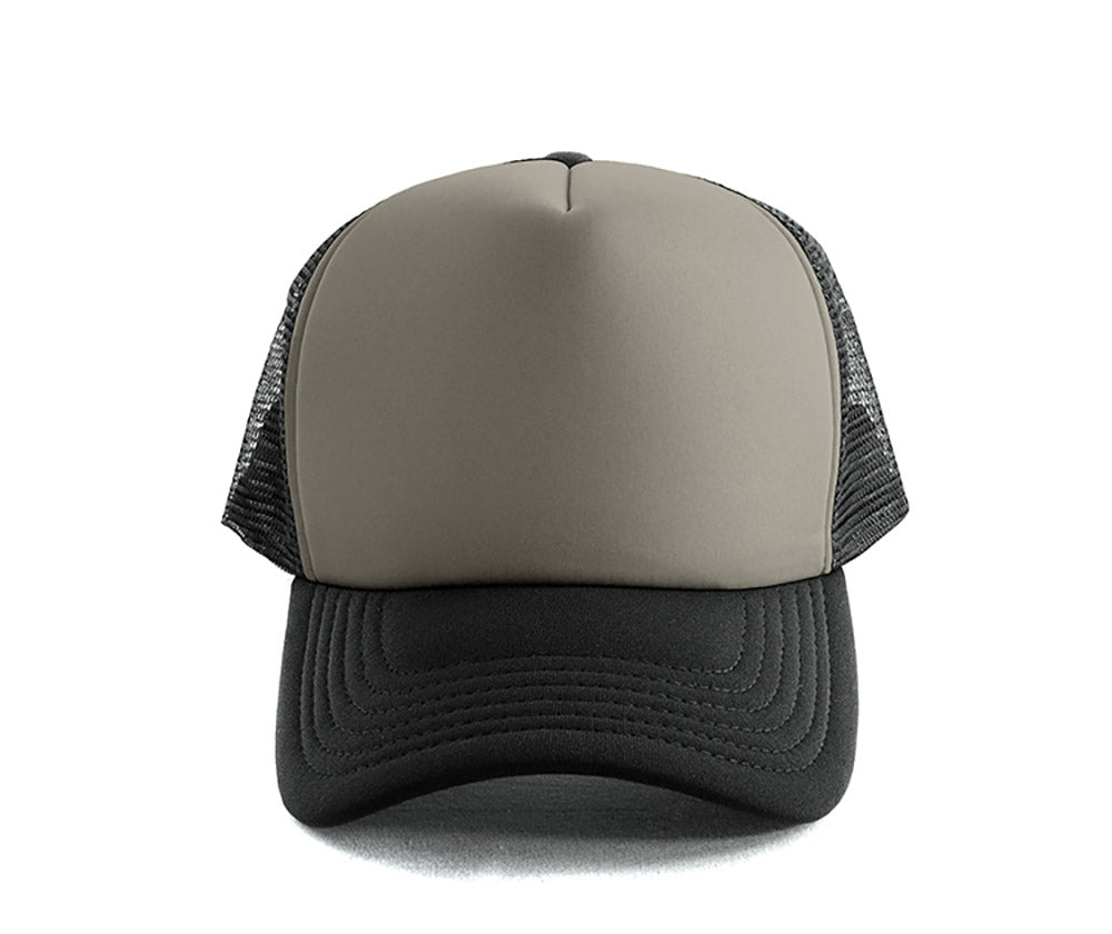 Classic Trucker Cap in Grey/Black, front