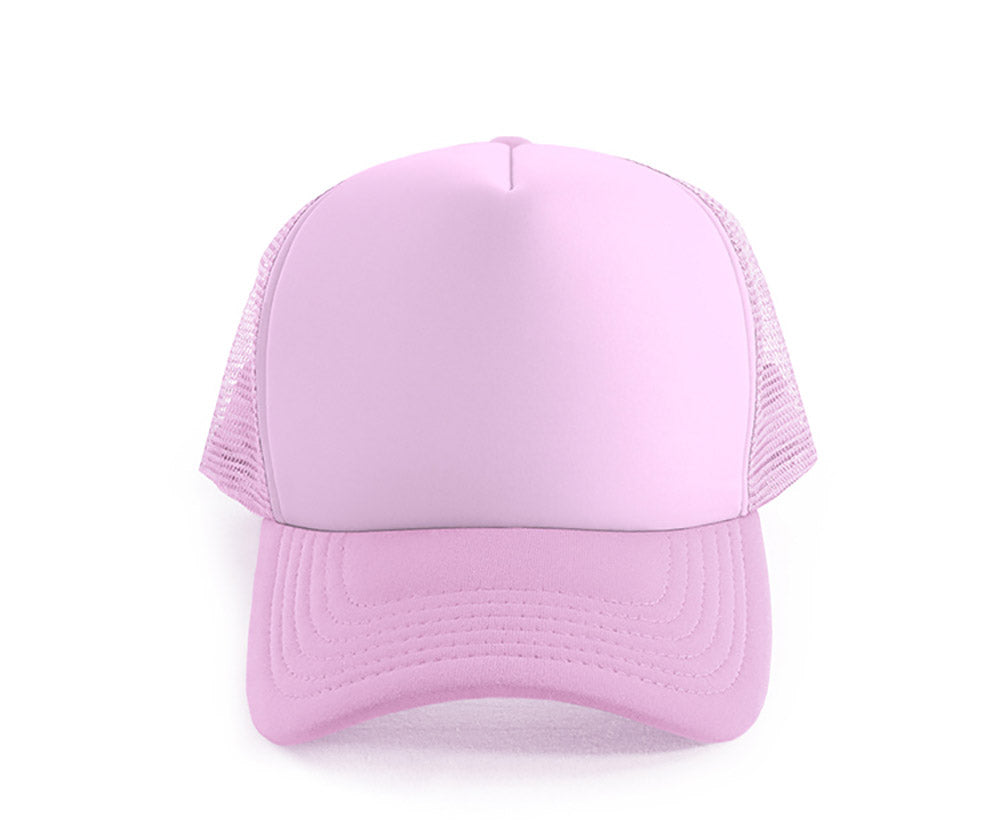 Classic Trucker Cap in Pink, front