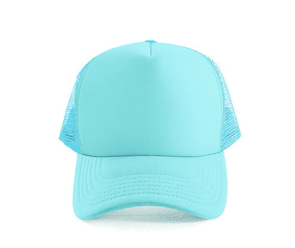 Classic Trucker Cap in Sky, front