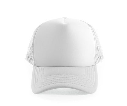 Classic Trucker Cap in White, front