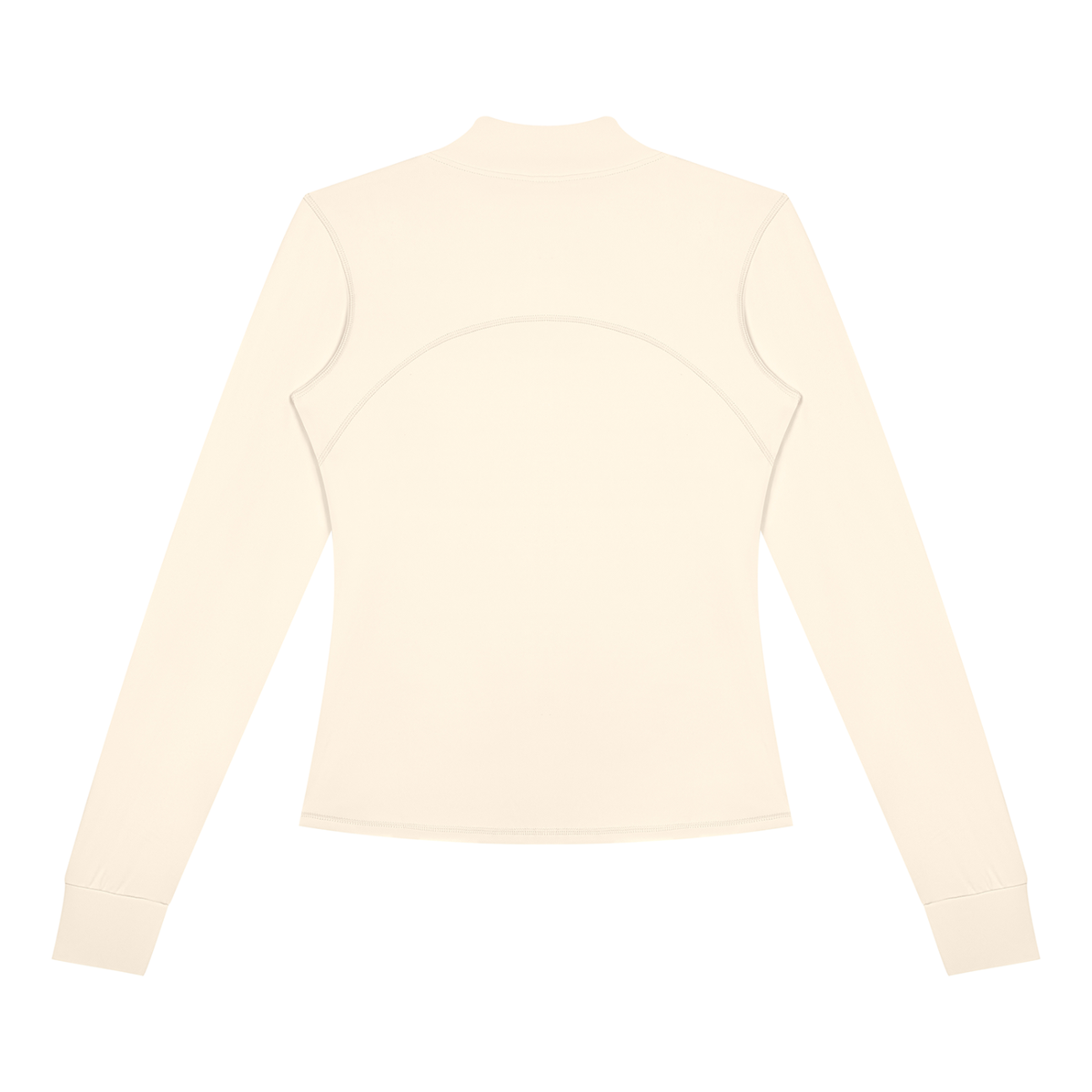 Women's Fitted Training Jacket in Light Apricot, back