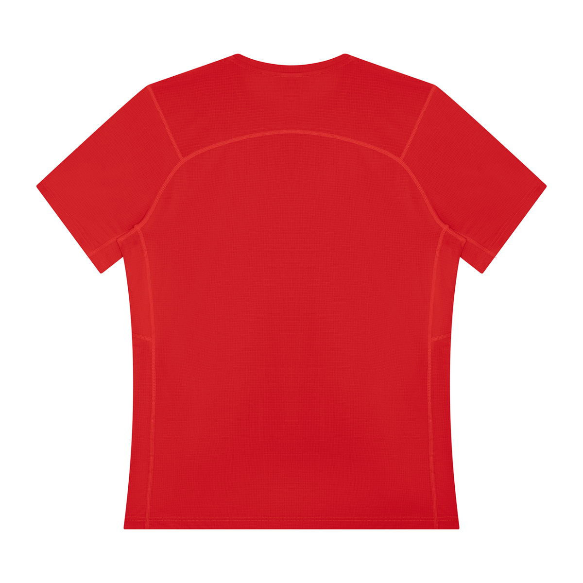 Men's Performance Running Tee in Red, back