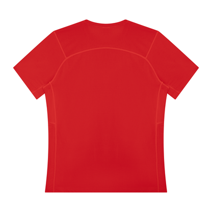 Men's Performance Running Tee in Red, back