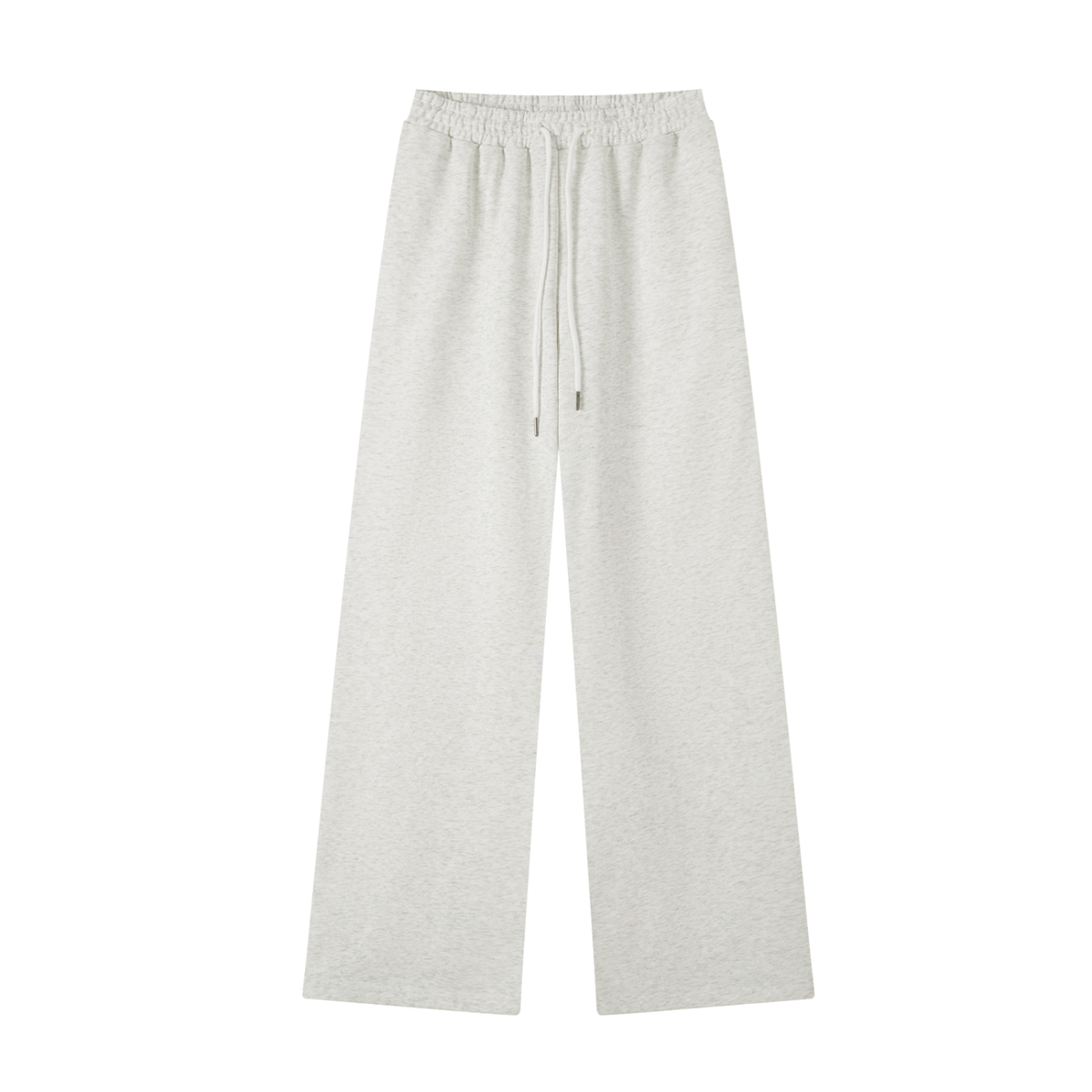 Women's Straight-Leg Sweatpants in Oat Grey, front