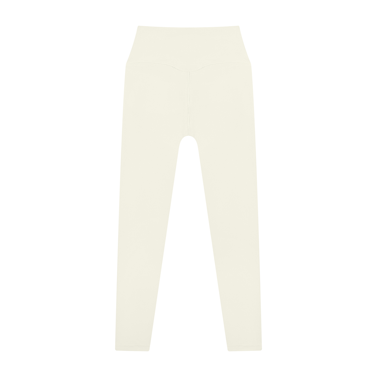 High Waisted Leggings in Beige, back