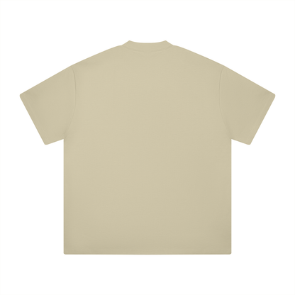 Ultra Heavyweight Tee in Pale Khaki, back