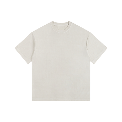 Vintage Wash Oversized Tee in Light Apricot, front