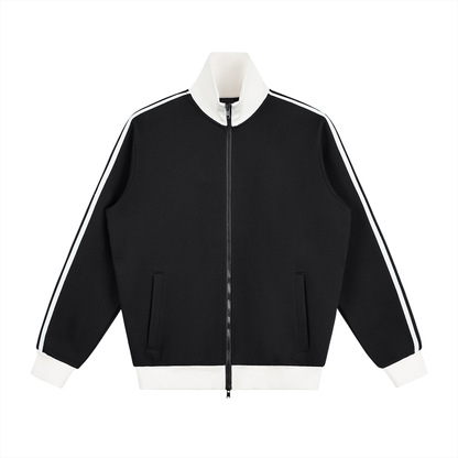 Side Stripe Fleece Track Jacket