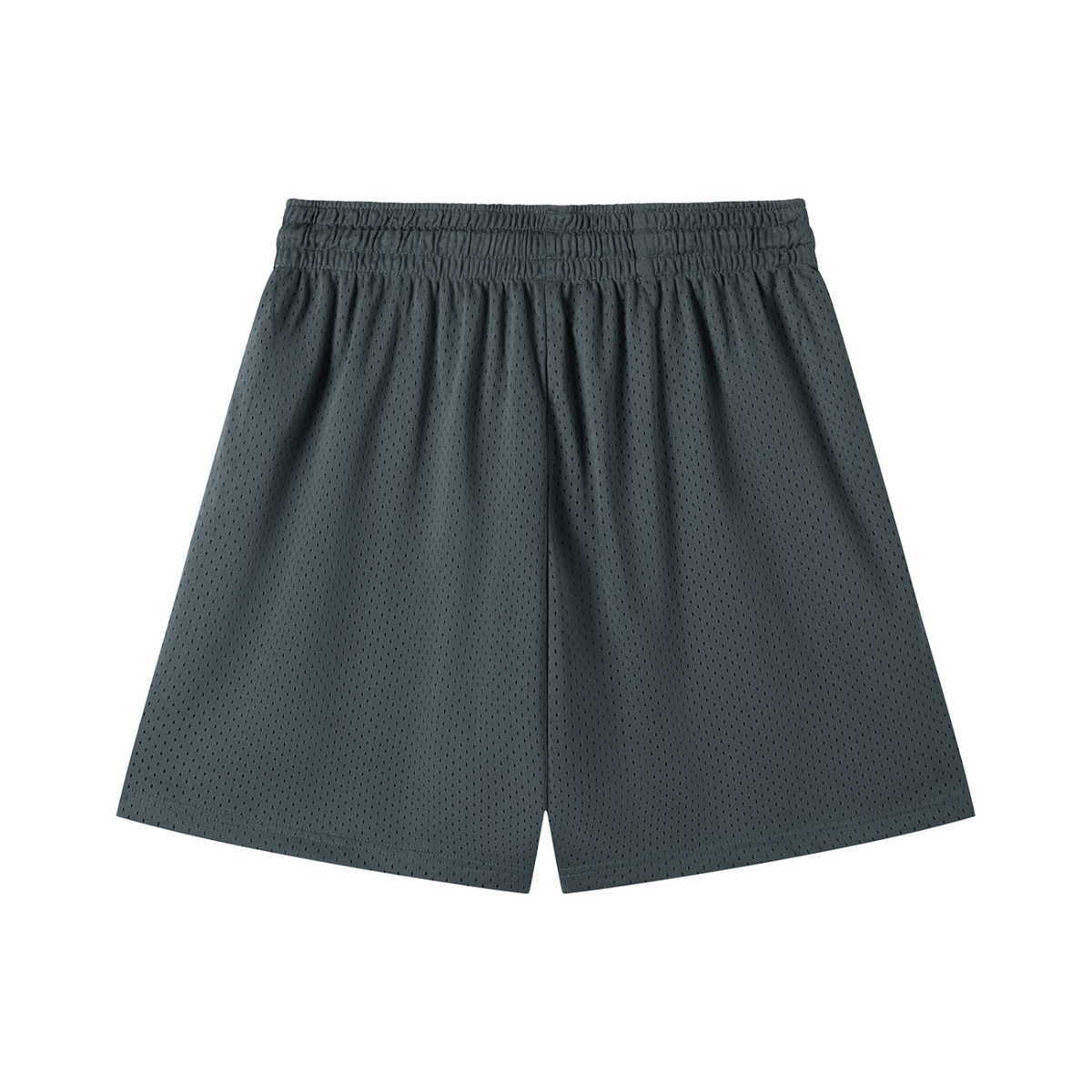 Mesh Training Shorts in Grey, back