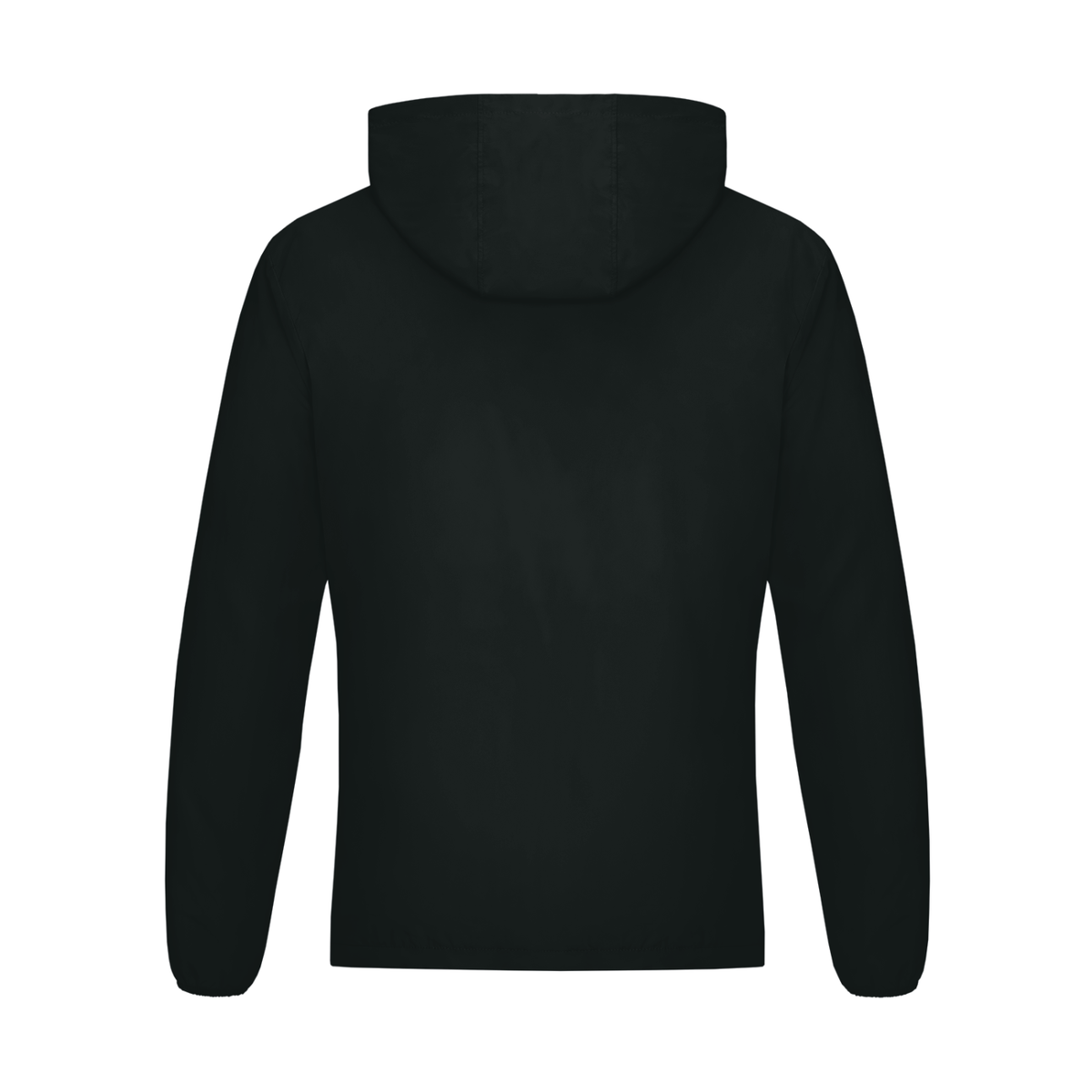 Lightweight Hooded Training Jacket in Dark Grey, back