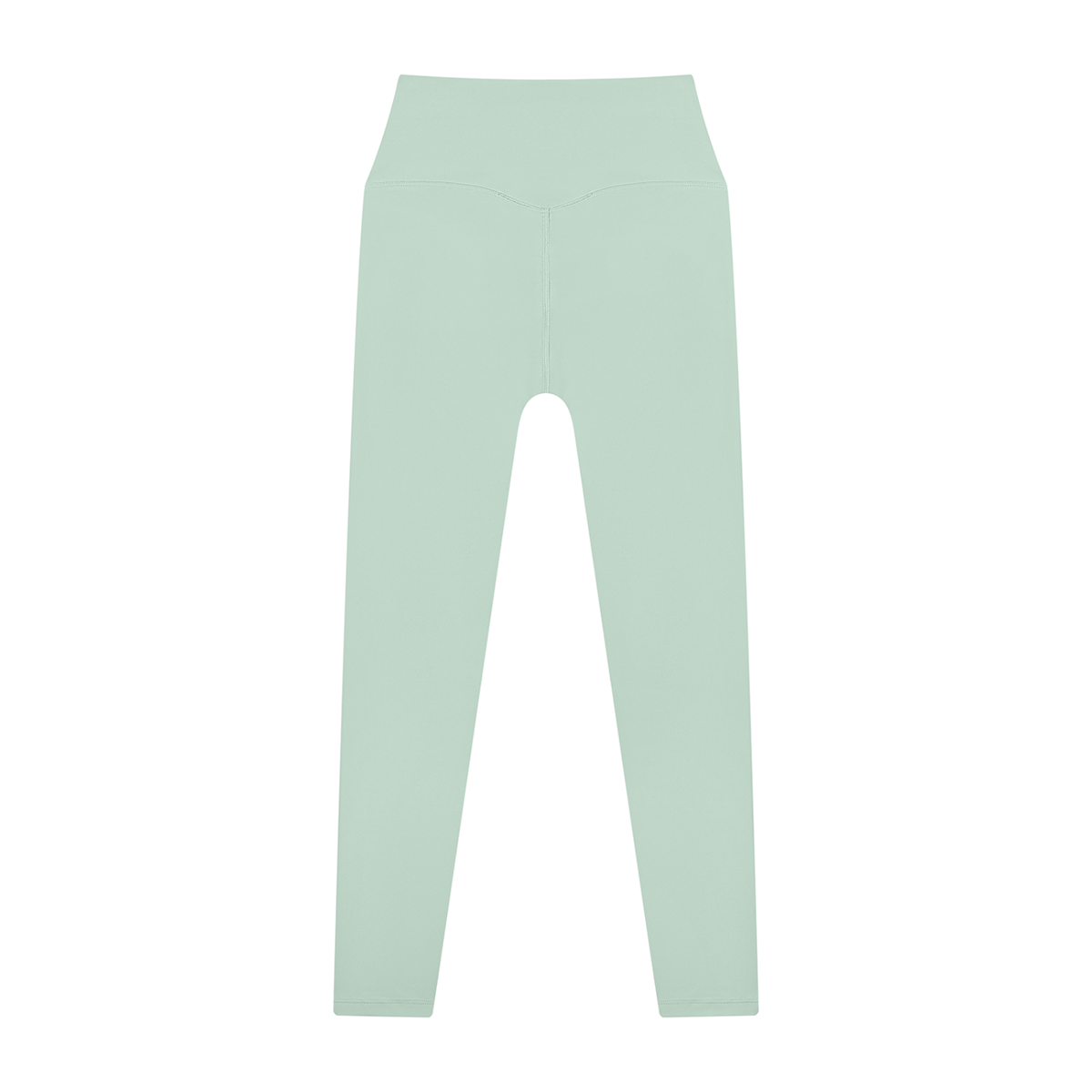 High Waisted Leggings in Mint Green, back