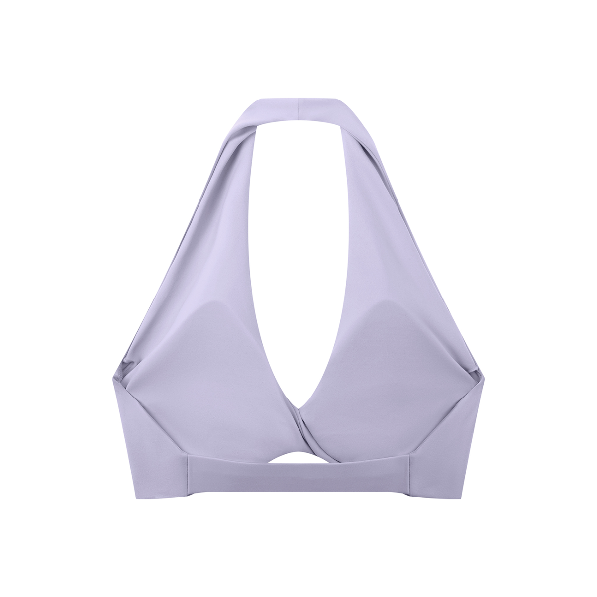 Halter Sports Bra in Purple, back