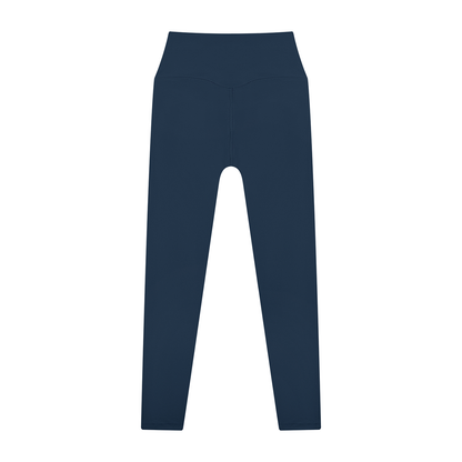 High Waisted Leggings in Navy, back