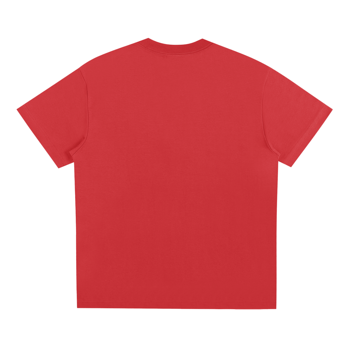 Quick-Dry Cooling Tee in Red, back