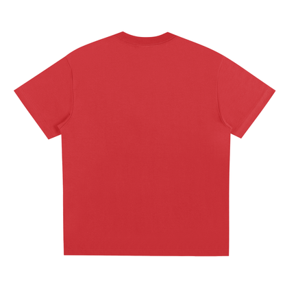 Quick-Dry Cooling Tee in Red, back