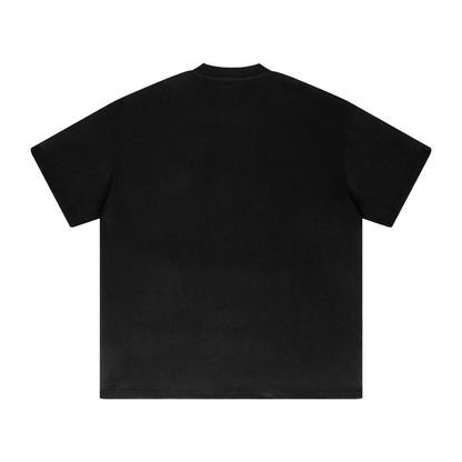 Ultra Heavyweight Tee in Black, back
