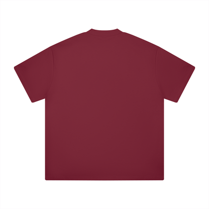Ultra Heavyweight Tee in Wine Red, back