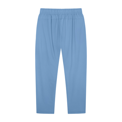 Men's Tapered Training Pants in Blue, back