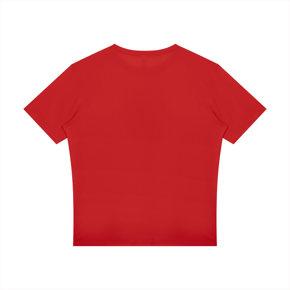 Reflective Raglan Running Tee in Red, back