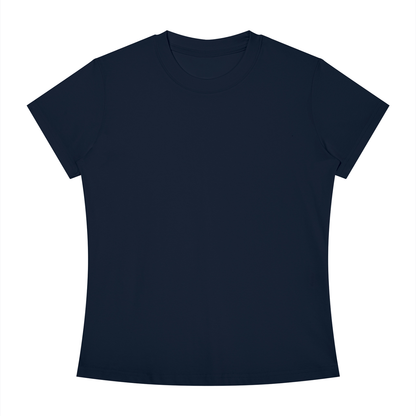 Women's Slim Fit Tee in Navy, front