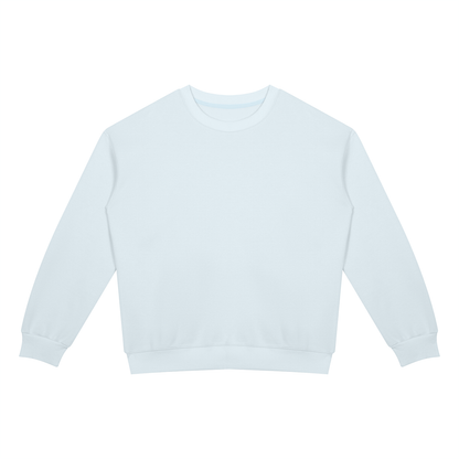 Drop Shoulder Crew Sweatshirt in Sky Blue, front