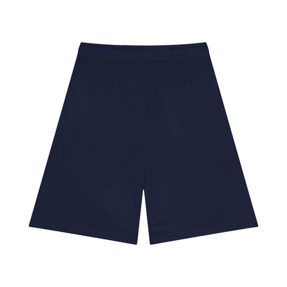 Mesh Basketball Shorts in Navy, back