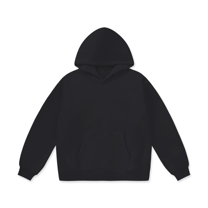 Extra Heavyweight Oversized Hoodie in Black Beauty, front