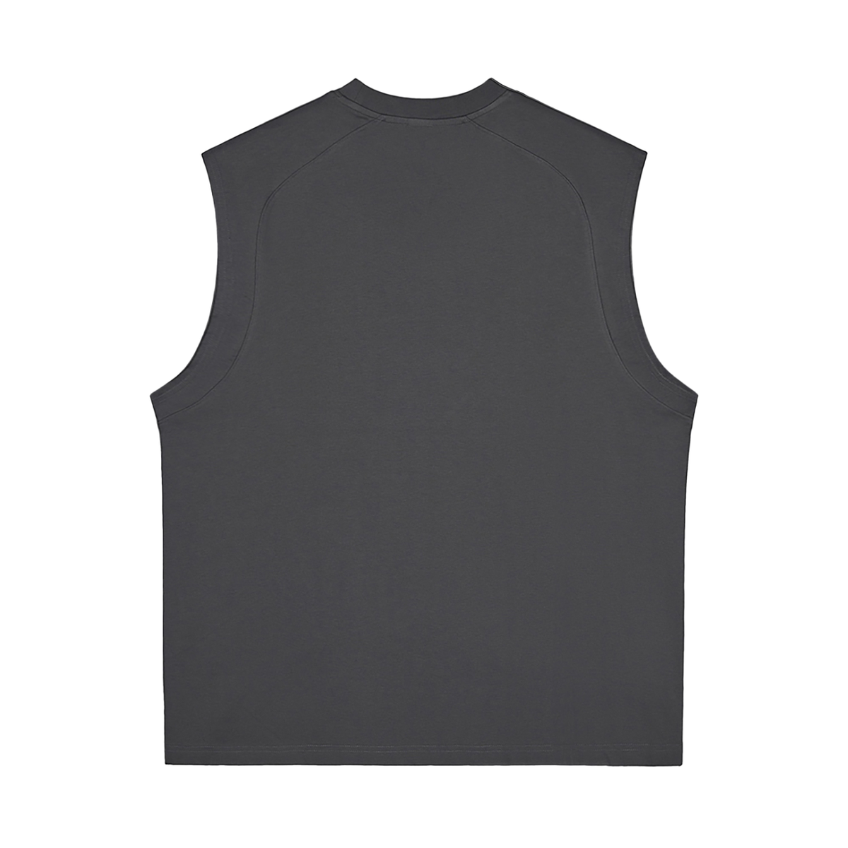 Quick-Dry Cooling Singlet in Dark Grey, back