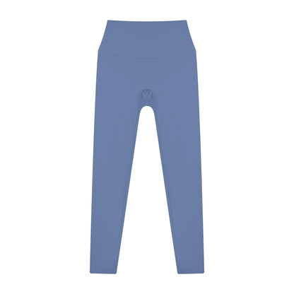 High Waisted Leggings in Cobalt, front